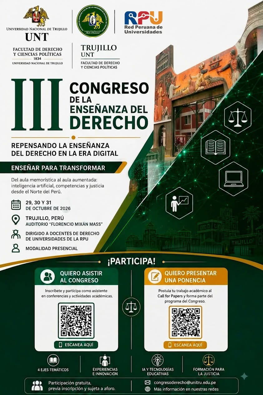 ¡CONGRESO NACIONAL EN LA FACULTAD DE DERECHO UNT!